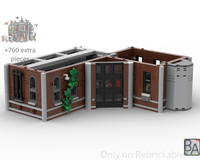Arkham Asylum Lower Floor - Compatible with Set 76300