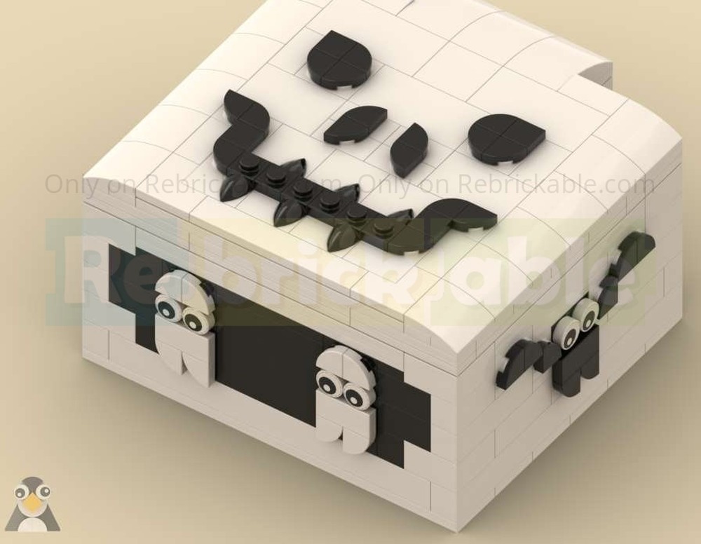 LEGO MOC-235236 Halloween skeleton box by Tuxille | Rebrickable - Build ...