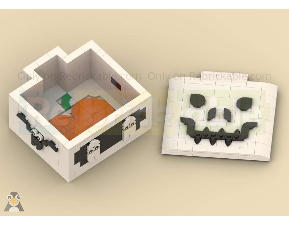 LEGO MOC-235236 Halloween skeleton box by Tuxille | Rebrickable - Build ...