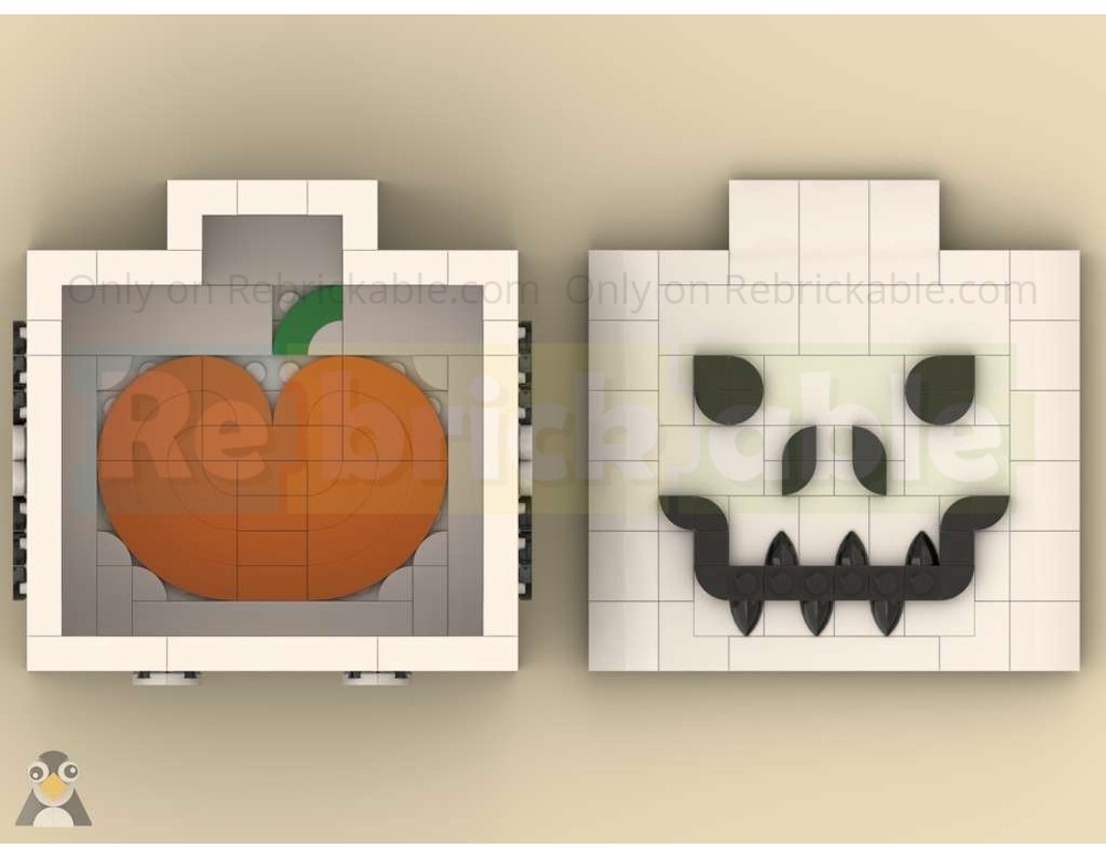 LEGO MOC-235236 Halloween skeleton box by Tuxille | Rebrickable - Build ...
