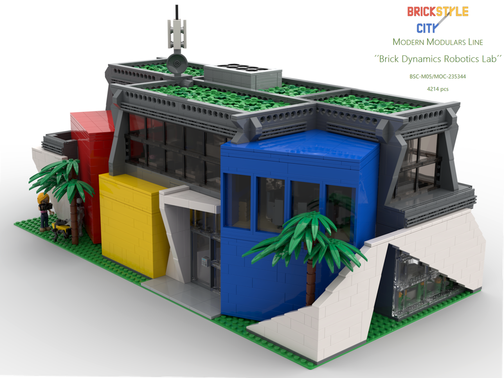 LEGO MOC-235344 Brick Dynamics Robotics Lab by Brickstyle City ...