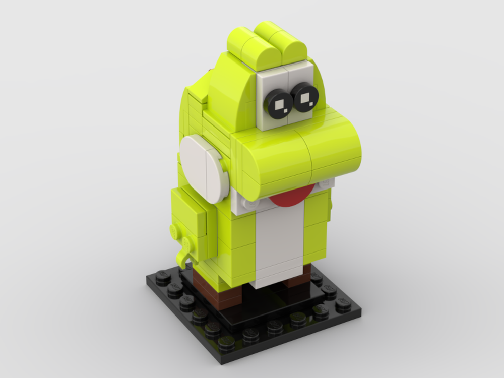 LEGO MOC-235346 Yoshi Brickheadz by BlessedBricks | Rebrickable