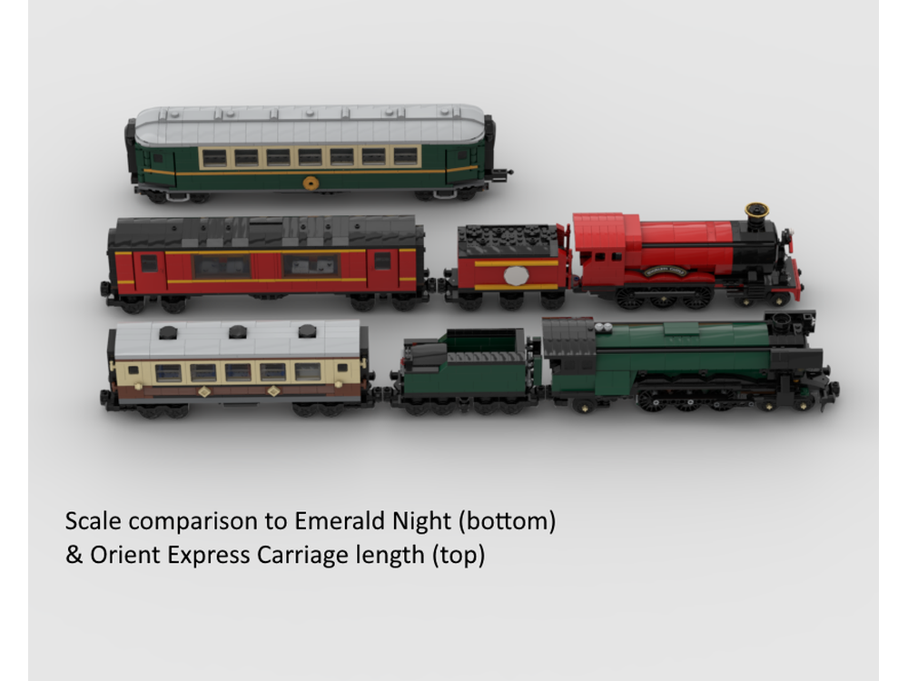 LEGO MOC-235431 Wizarding World Train - Regular Scale Rebuild of 76405 ...