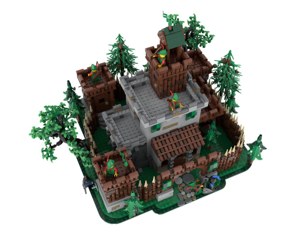 LEGO MOC-235461 Forestmen's castle by Cegeha Elbe | Rebrickable - Build ...