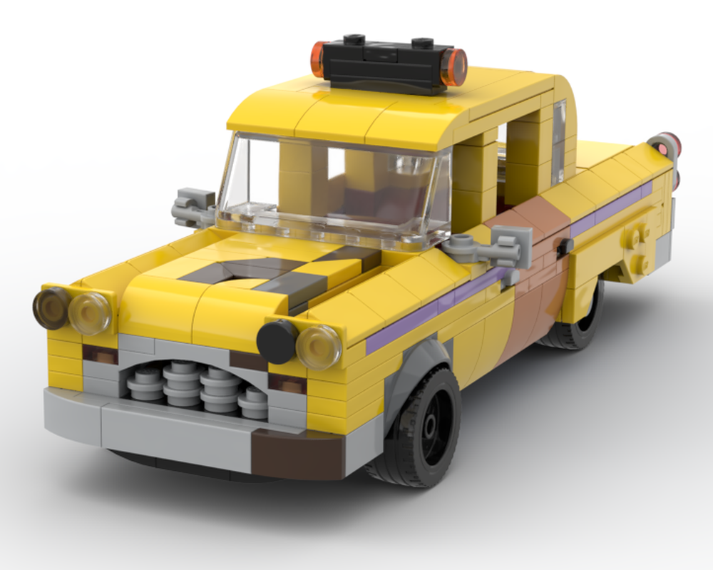LEGO MOC-235469 1977 checker taxi cab from the Percy Jackson and the ...