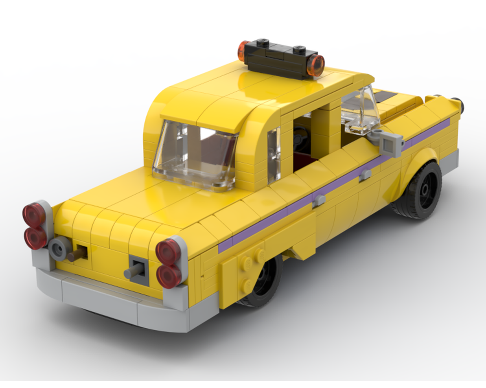 LEGO MOC-235469 1977 checker taxi cab from the Percy Jackson and the ...