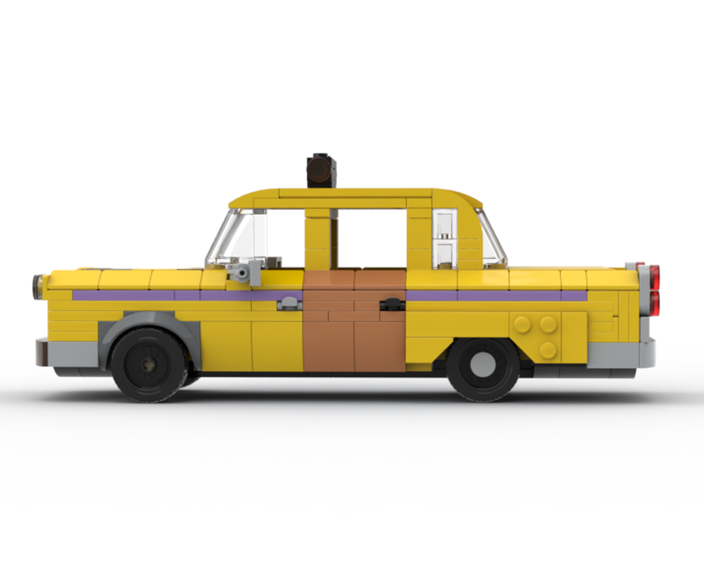 LEGO MOC-235469 1977 checker taxi cab from the Percy Jackson and the ...