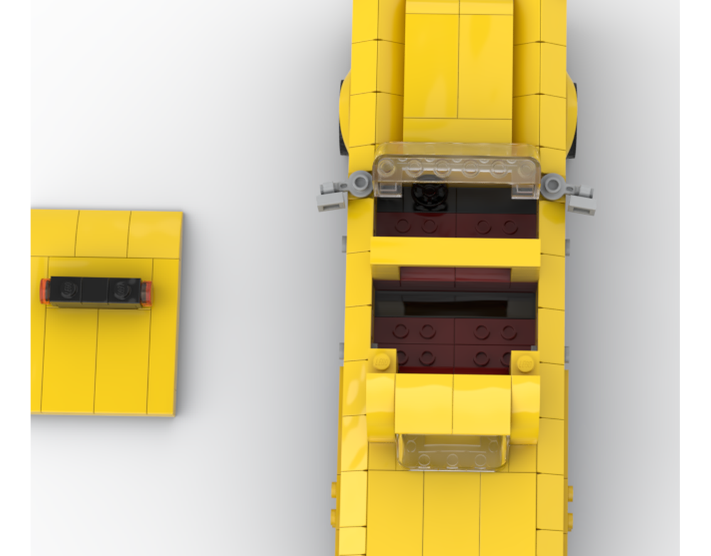 LEGO MOC 1977 checker taxi cab by EBbuilds | Rebrickable - Build with LEGO