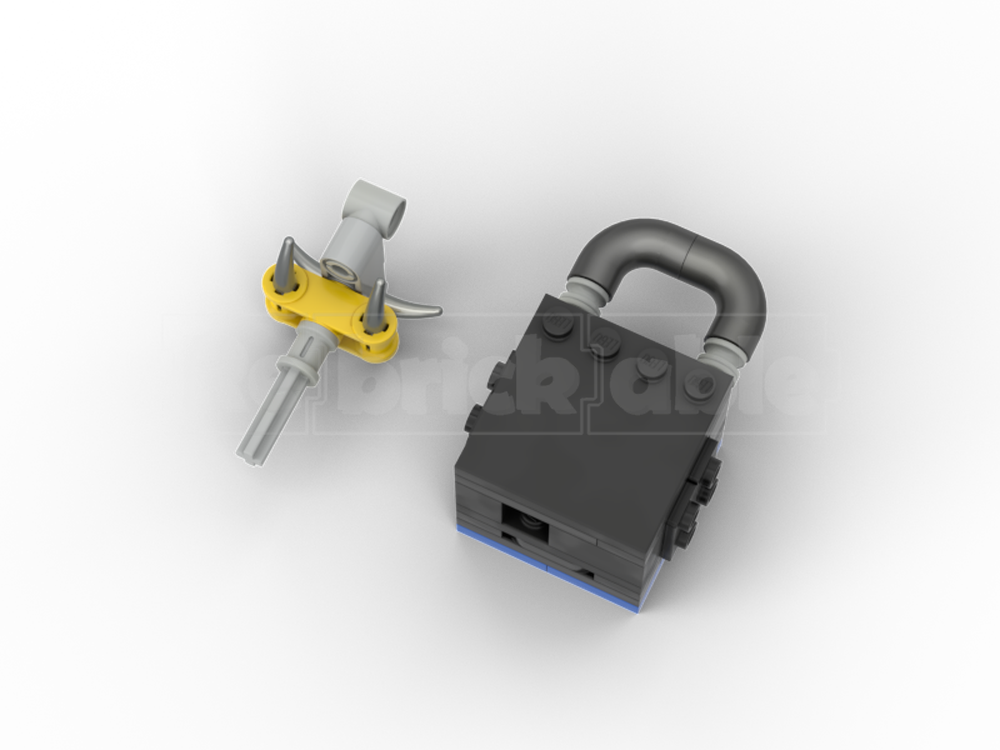 LEGO MOC-235577 Padlock (Works!) by BuildingByTheBrick | Rebrickable ...