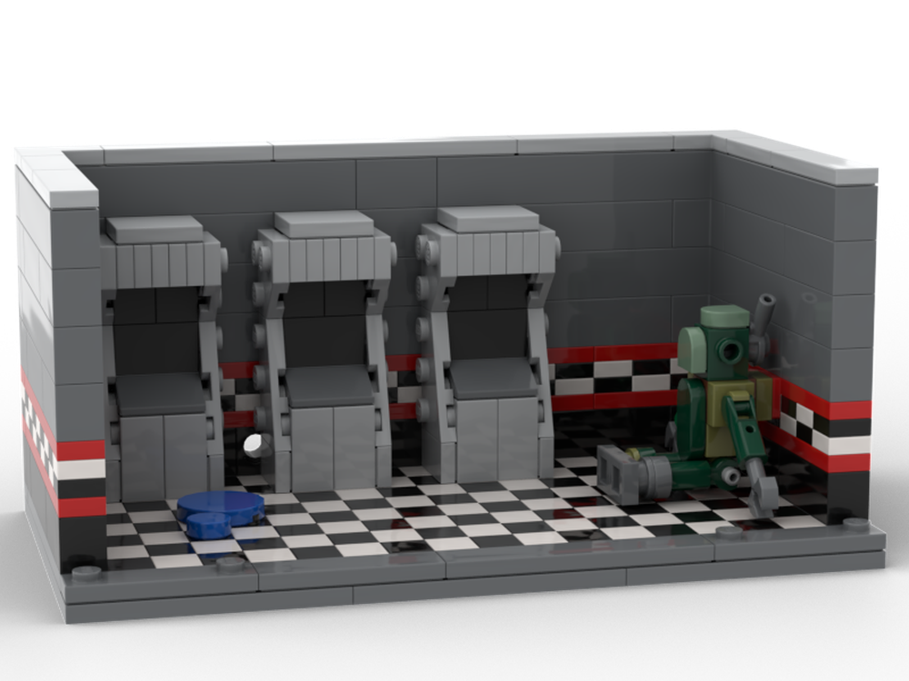 LEGO MOC-235620 Fnaf 1 Back room with Springtrap by Buttermaster42 ...