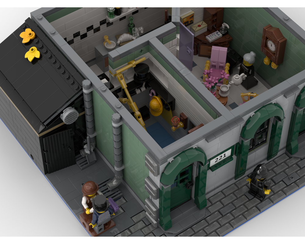 LEGO MOC 221B Baker Street (Arthur Conan Doyle canon version) by ...