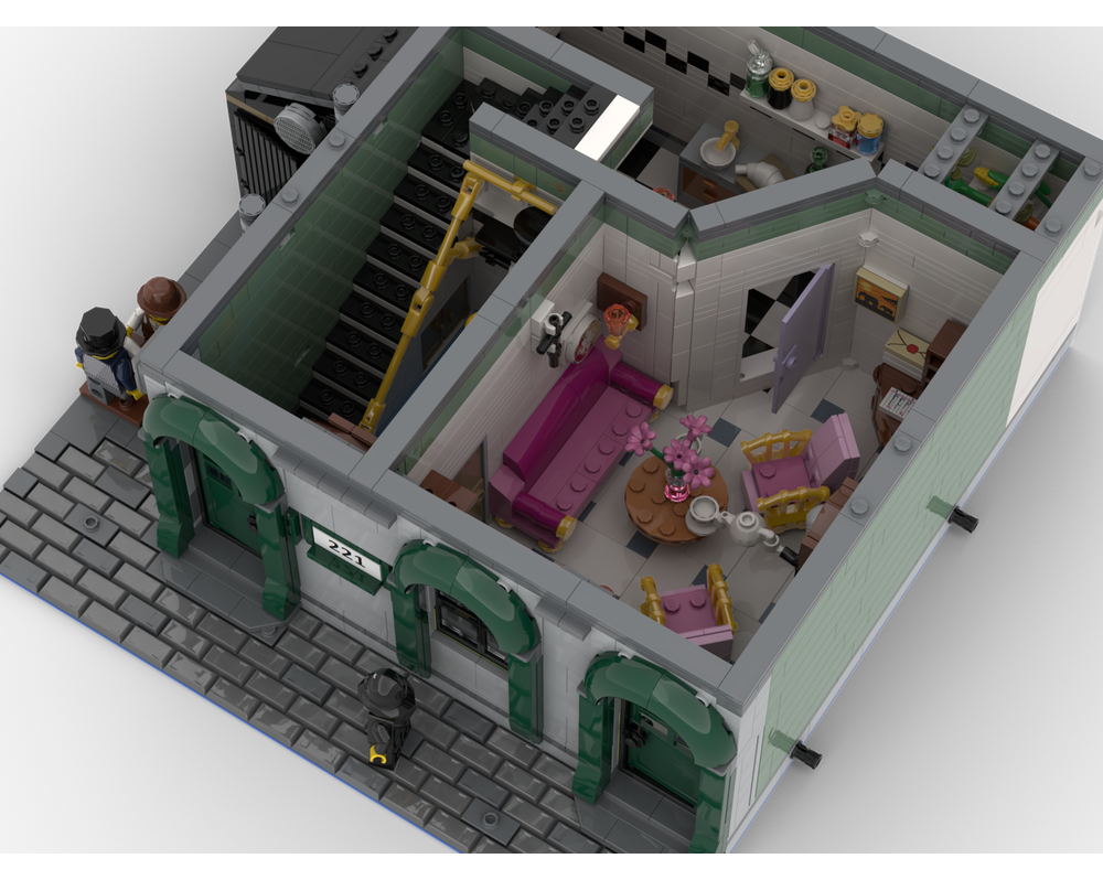 LEGO MOC 221B Baker Street (Arthur Conan Doyle canon version) by ...
