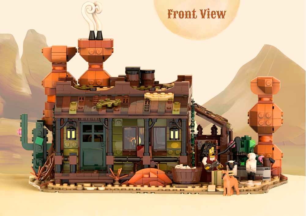 LEGO MOC-235789 Red Rock Ranch by lux.bricks | Rebrickable - Build with ...