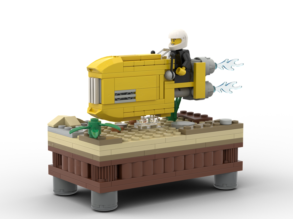 LEGO MOC REYS SPEEDER BIKE 动力雕塑 by yuanyuejz | Rebrickable - Build with ...