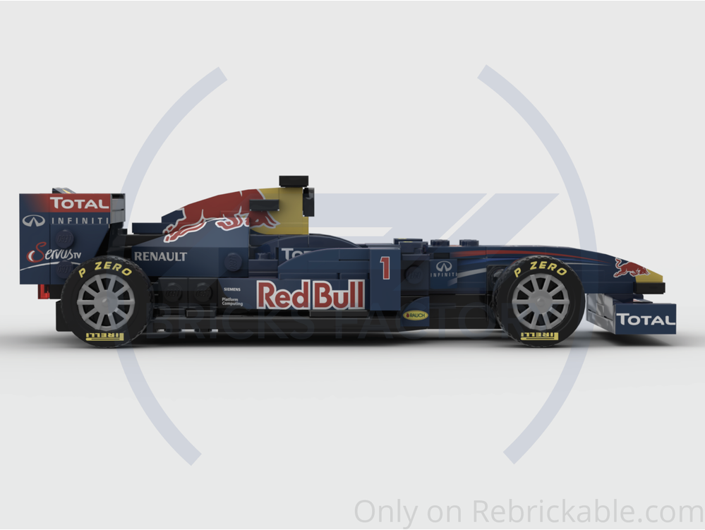 LEGO MOC F1 Red Bull RB7 by Pit Lane Bricks Factory | Rebrickable ...