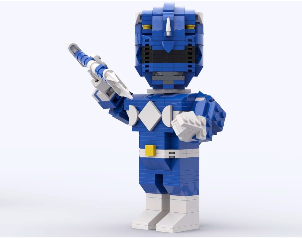 LEGO MOC-235968 Blue Power Ranger Lego Figure by LittlebricksHeroes ...
