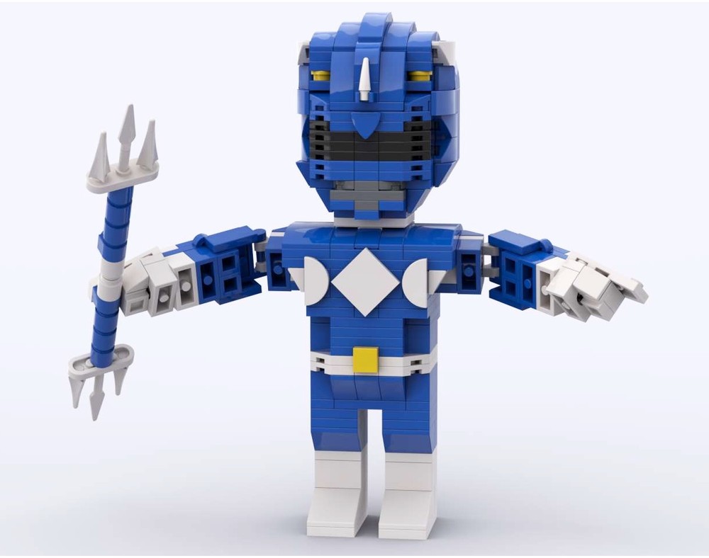 LEGO MOC-235968 Blue Power Ranger Lego Figure by LittlebricksHeroes ...