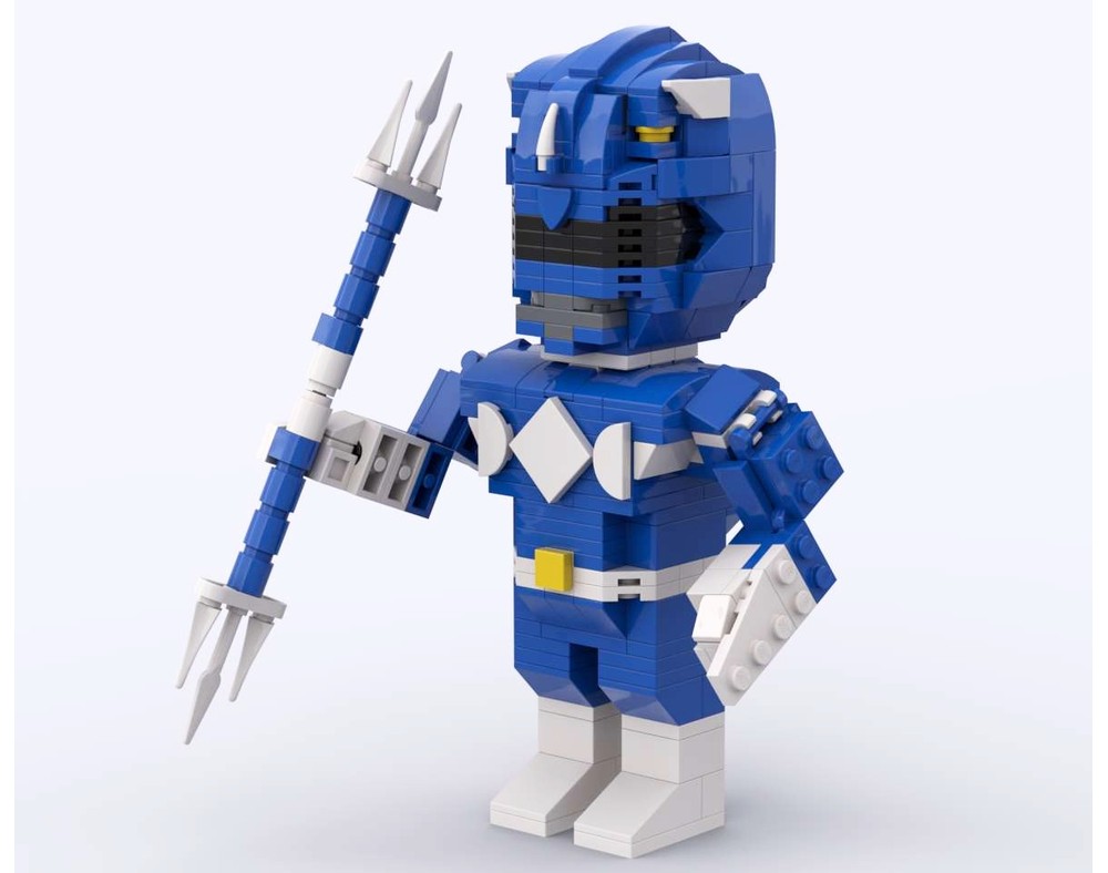 LEGO MOC-235968 Blue Power Ranger Lego Figure by LittlebricksHeroes ...