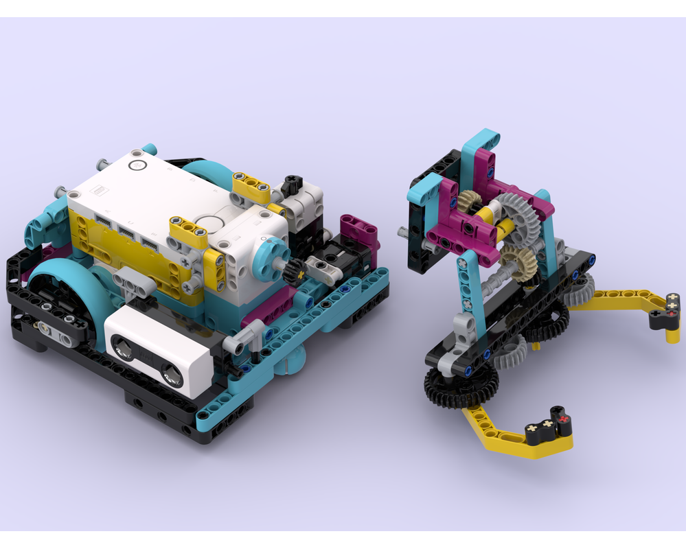 LEGO MOC-236113 Grab-and-Lift Attachment for SPIKE Prime 