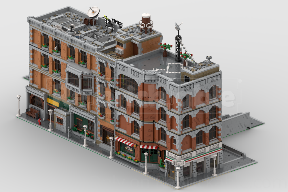 LEGO MOC Prime-Time-Building Central Perk by Sambir | Rebrickable ...