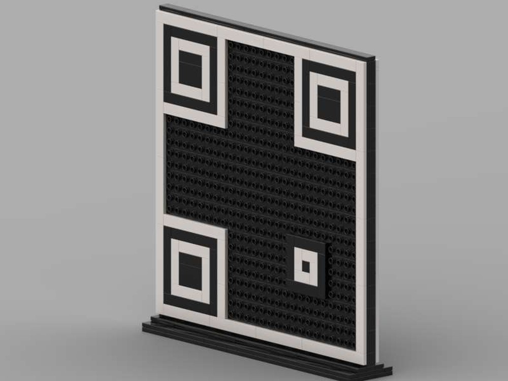LEGO MOC-236288 QR Code Base Double-sided for your own QR codes ...