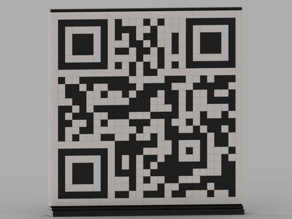 LEGO MOC-236288 QR Code Base Double-sided for your own QR codes ...