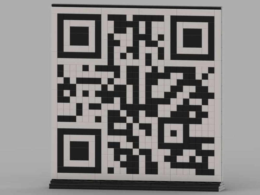 LEGO MOC-236288 QR Code Base Double-sided for your own QR codes ...