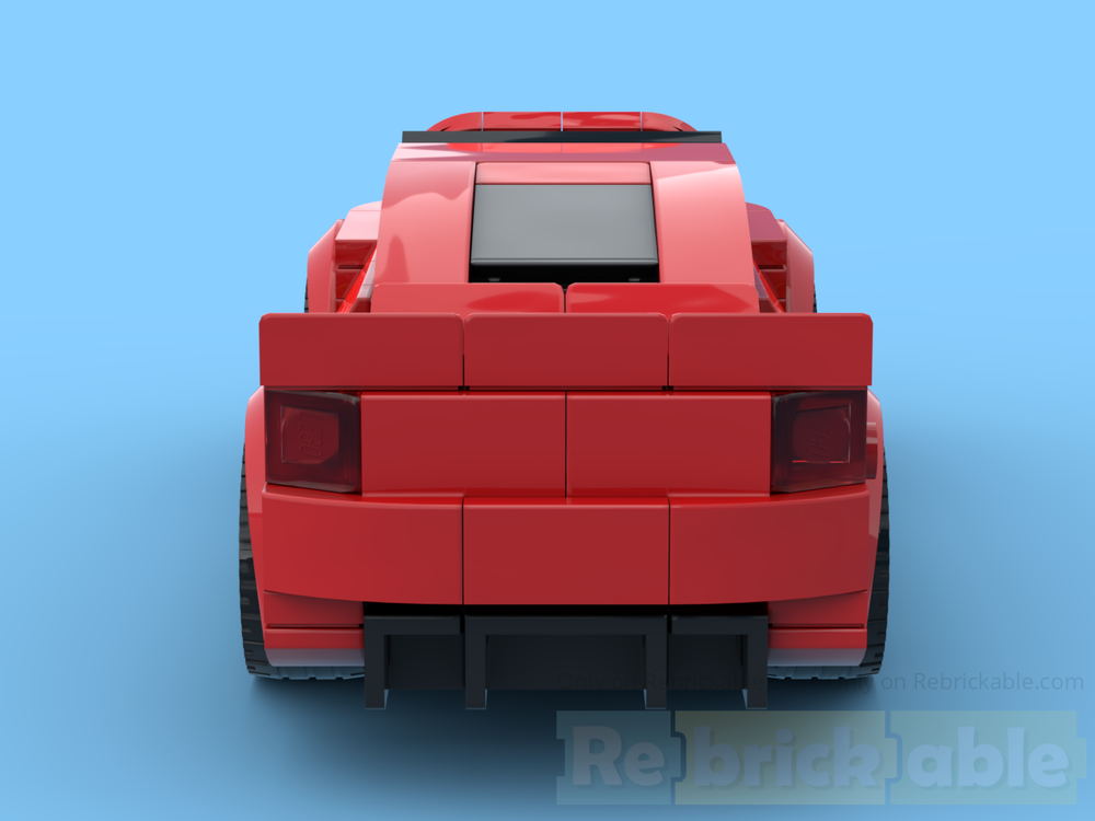 LEGO MOC-236341 Red race car by Legoautohaus | Rebrickable - Build with ...
