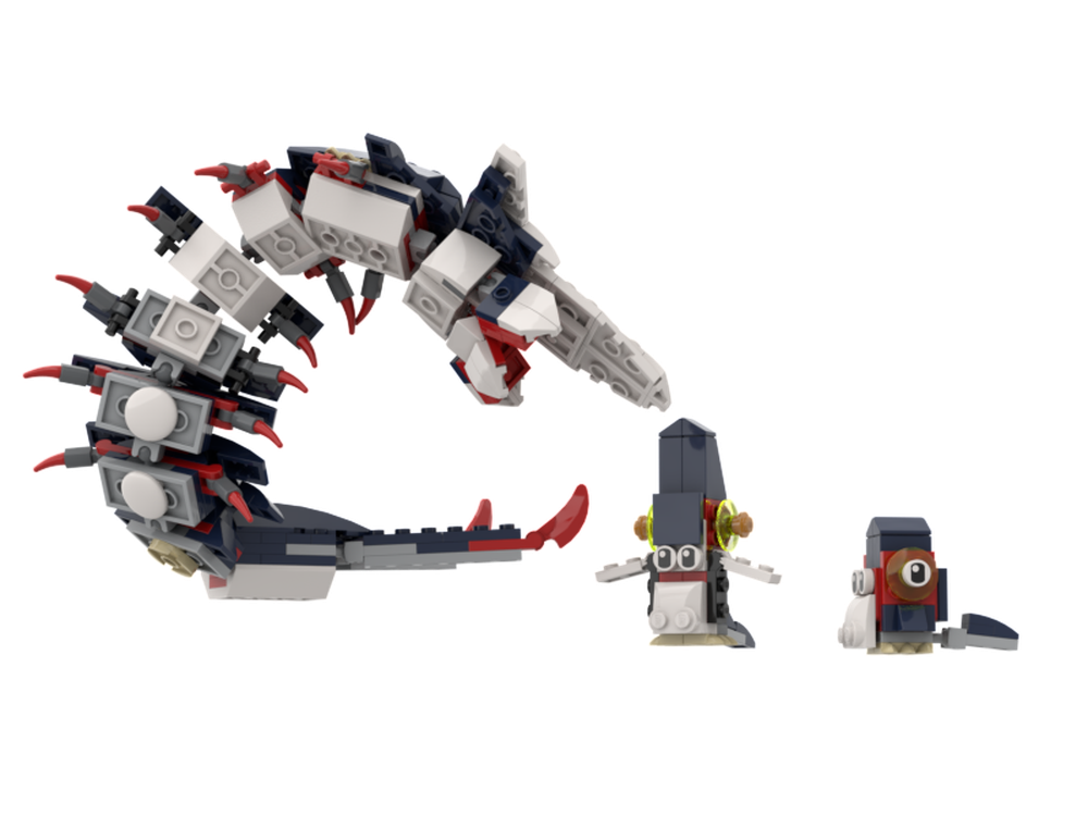 LEGO MOC-236346 Ice Worm, Pengwing & Pengling 31088x2 Deep Sea ...