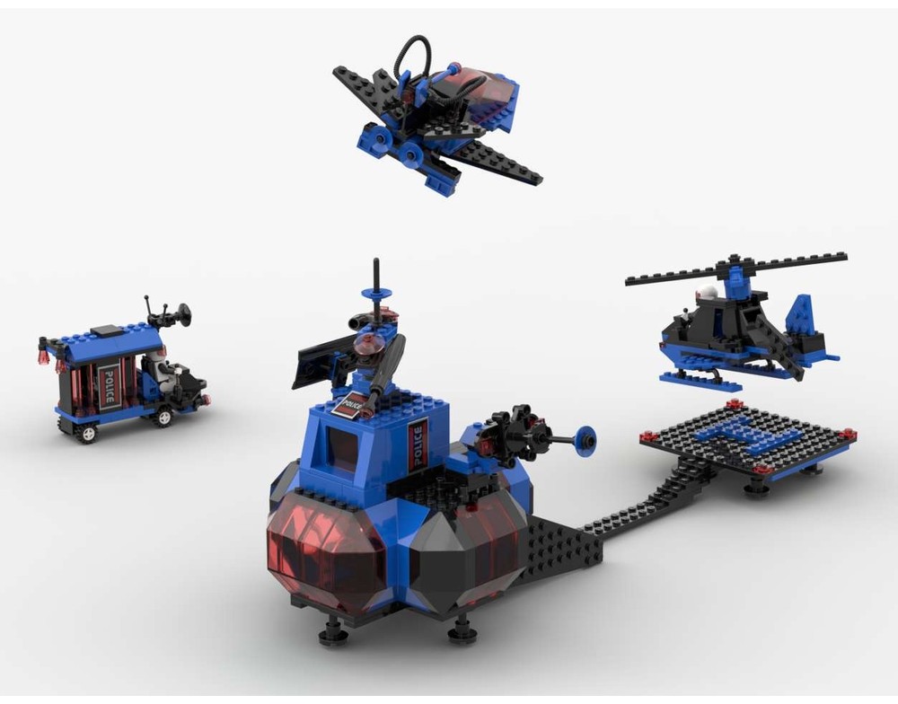 LEGO MOC-236409 6986 - Space Police Command Base by silenfu ...