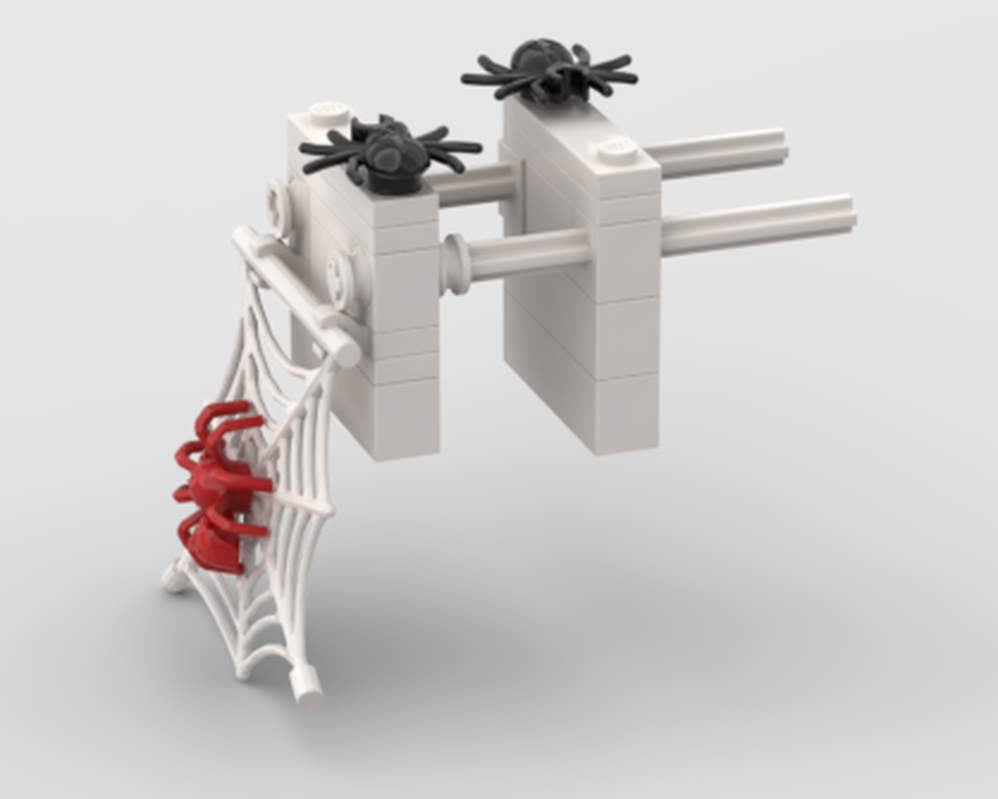 LEGO MOC Suspendable spider Halloween by augustus_42 | Rebrickable ...