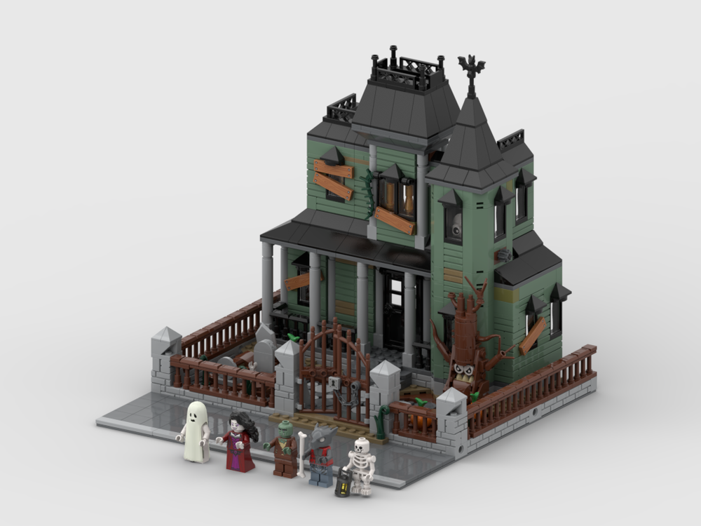 LEGO MOC-236537 Modular display for set 31167 - Haunted Mansion (Open ...