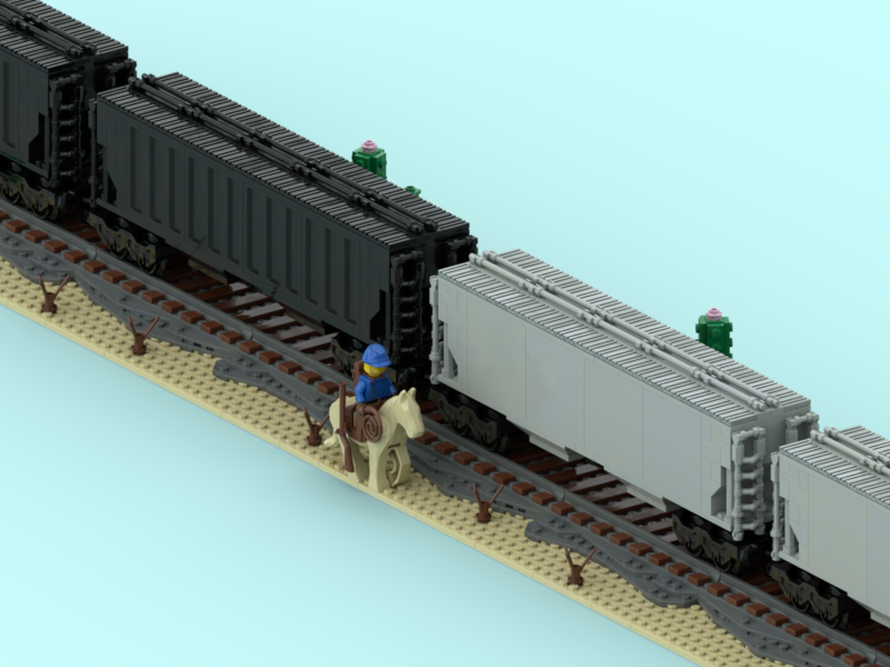 LEGO MOC-236599 Hopper Car by CloneFlame102 | Rebrickable - Build with LEGO