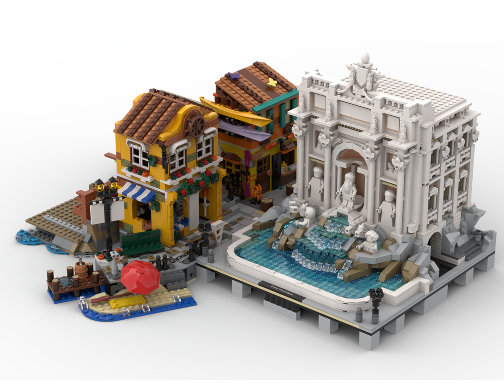 LEGO MOC-236604 Trevi Fountain - Riviera Extension by Brick Artisan ...