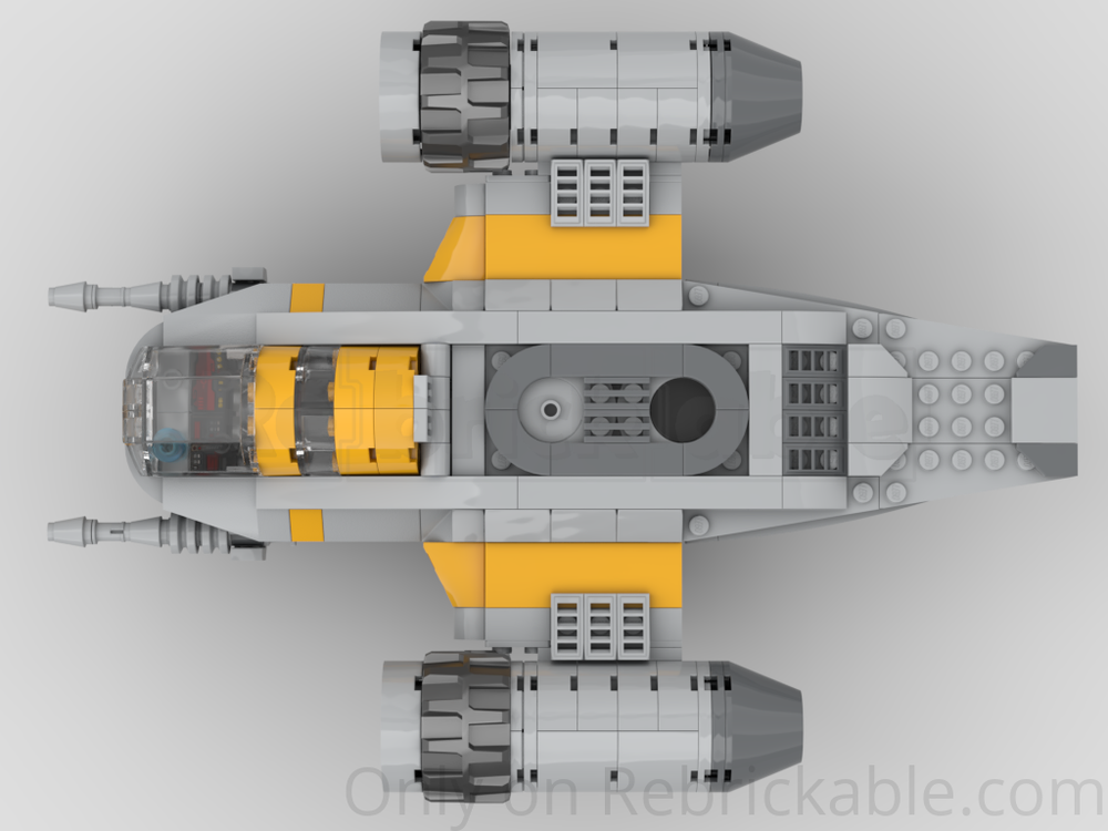 LEGO MOC-236657 MIDI-Scale Mando and Grogu Razor-Crest by aachthor ...