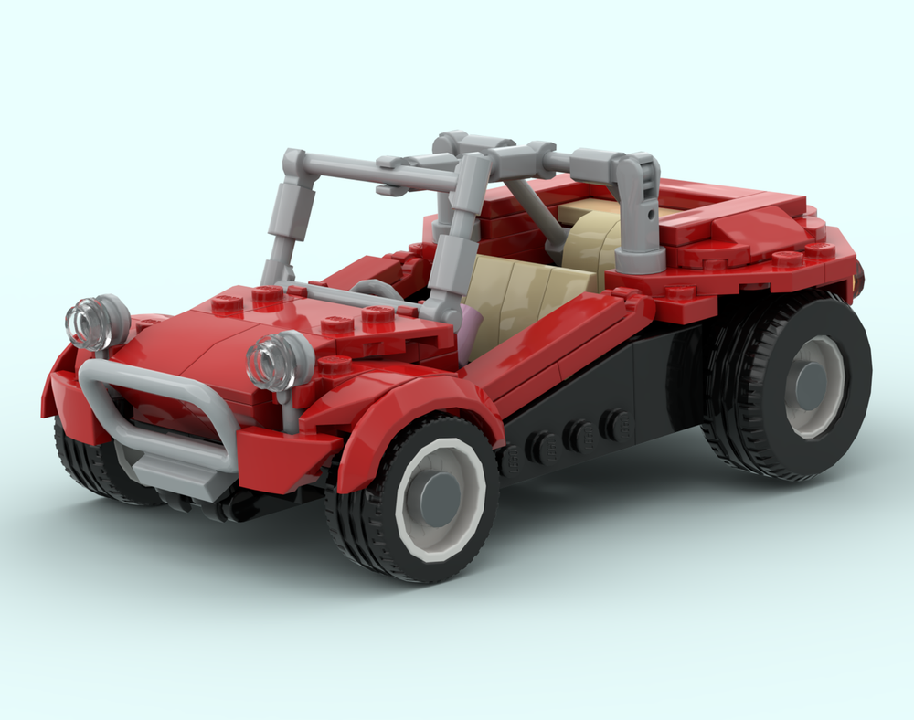 LEGO MOC-236659 Meyers Manx - James May's Beach buggy 8 stud wide