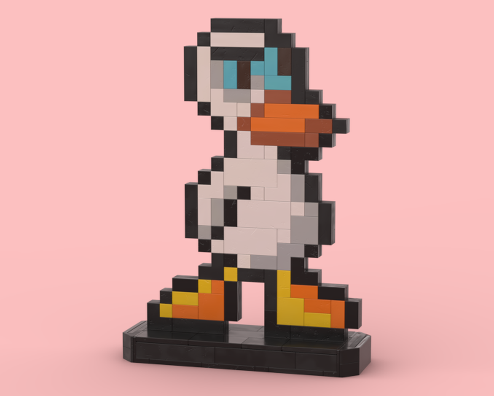 LEGO MOC-236851 Duck Game Sprite Statue by twee_tree | Rebrickable ...