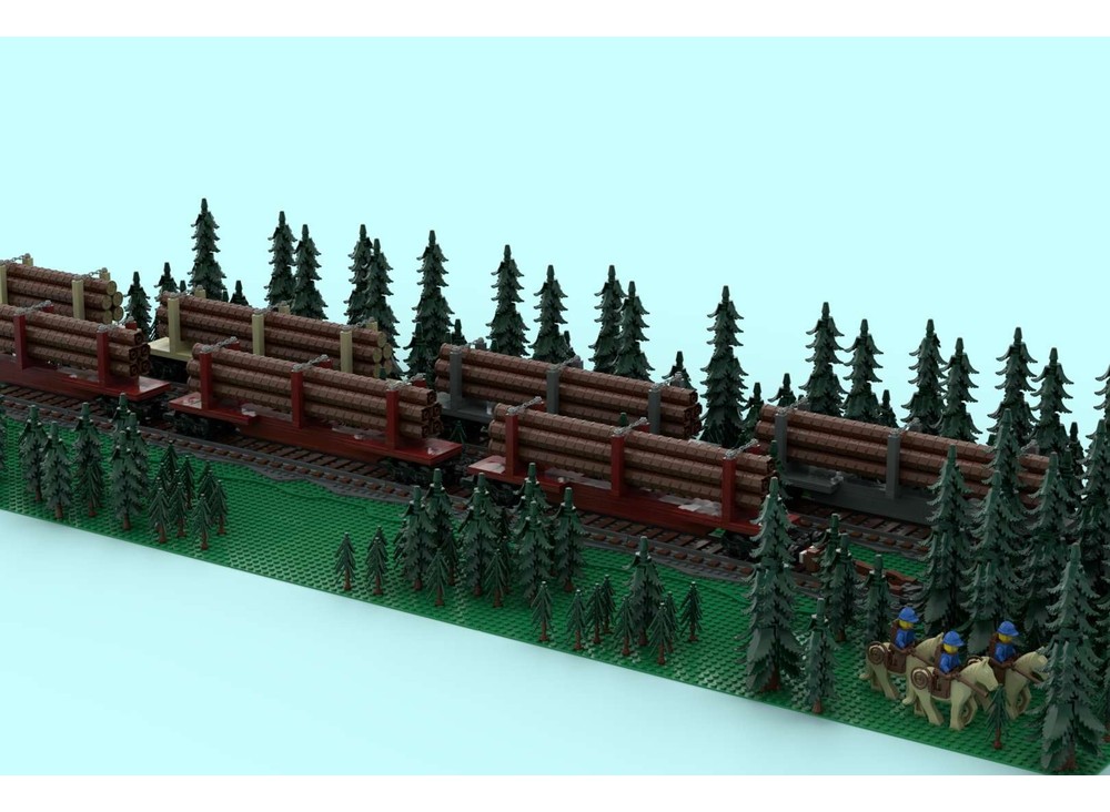 LEGO MOC-236894 Skeleton Log Train Car by CloneFlame102 | Rebrickable ...