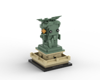 21042 Alt - Lady Liberty Brickheadz Stand