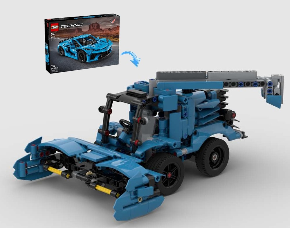Combine Harvester – 42217 Alternate Build