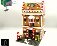 Gingerbread House Modular Alternate build of 2x40809