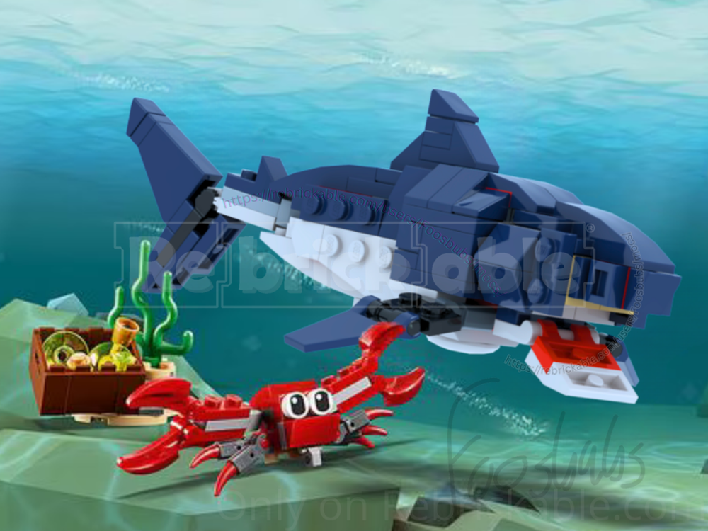 その他 shark NEW: Great White Shark - Exploring Lab from Bandai -Band-260