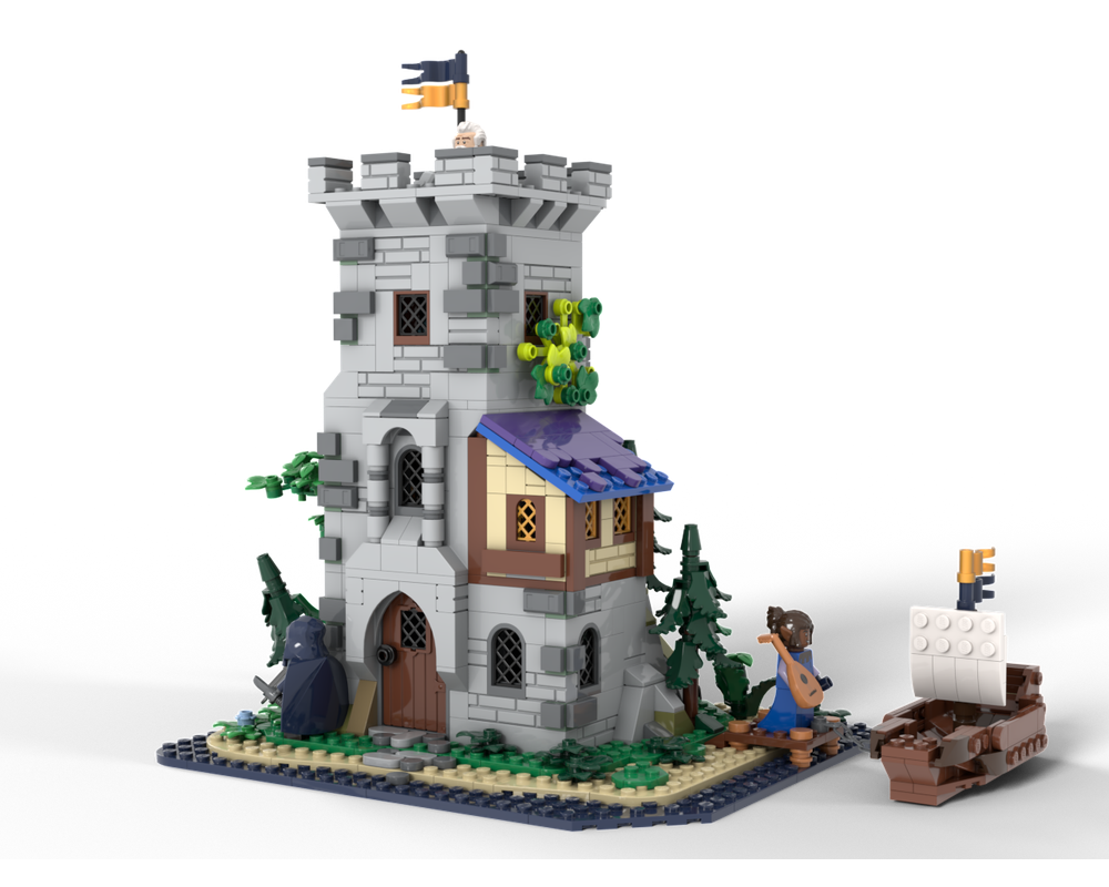 LEGO MOC-237033 Fortified tower by Cegeha Elbe | Rebrickable - Build ...