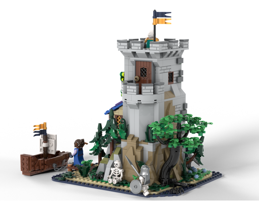 LEGO MOC-237033 Fortified tower by Cegeha Elbe | Rebrickable - Build ...