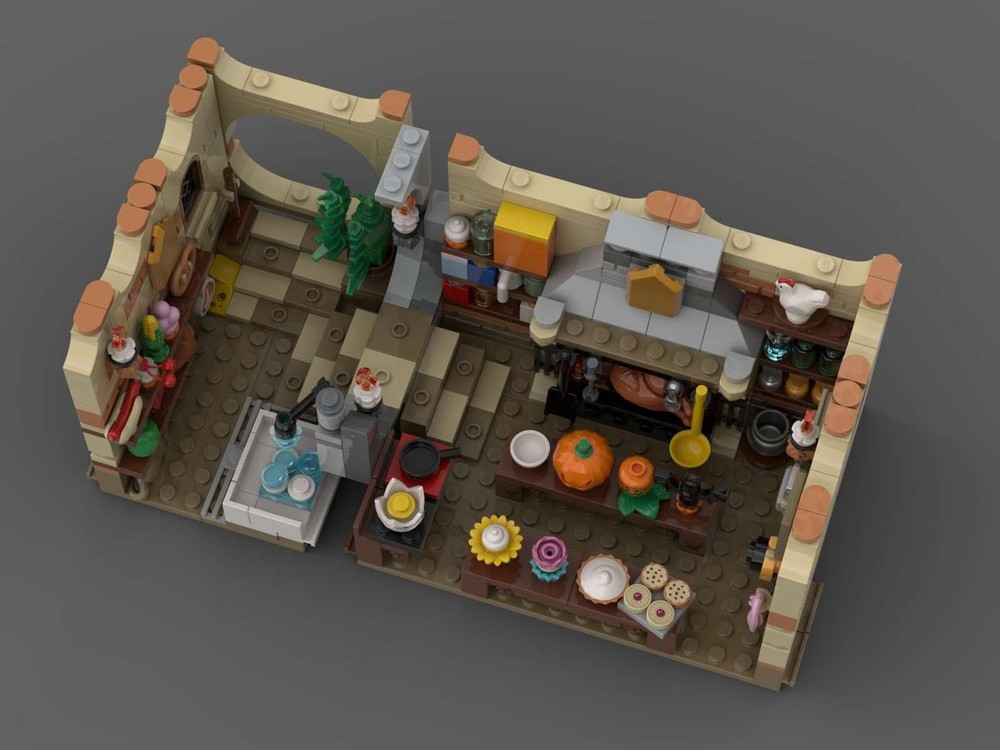 LEGO MOC Kitchen for House Elves by RiCanto5 | Rebrickable - Build with ...