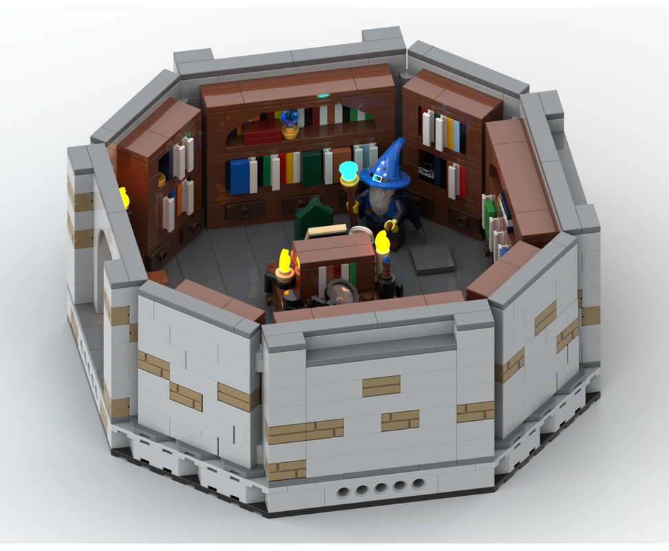 LEGO MOC-237159 LEGO Castle The Library Instructions (PDF), Human ...