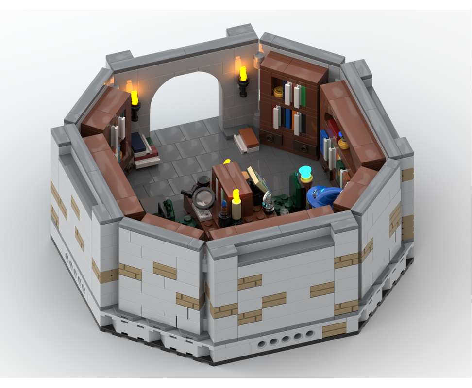 LEGO MOC-237159 LEGO Castle The Library Instructions (PDF), Human ...