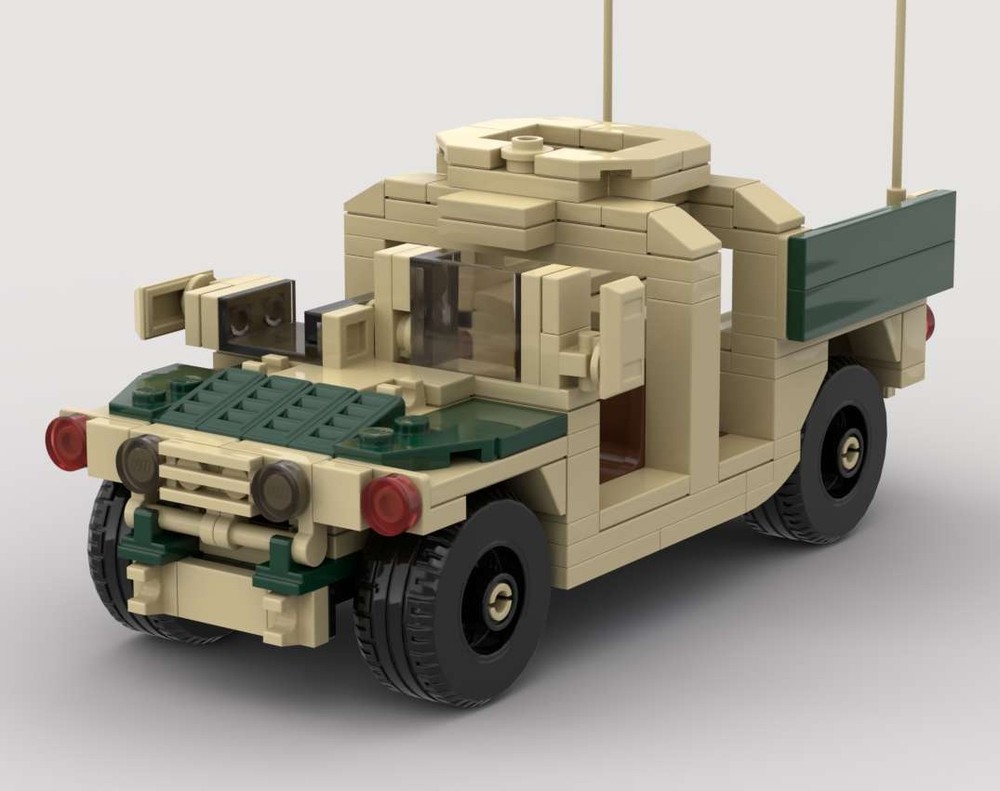 LEGO MOC-237172 HMMWV Humvee by Brickmilitaryworld | Rebrickable ...