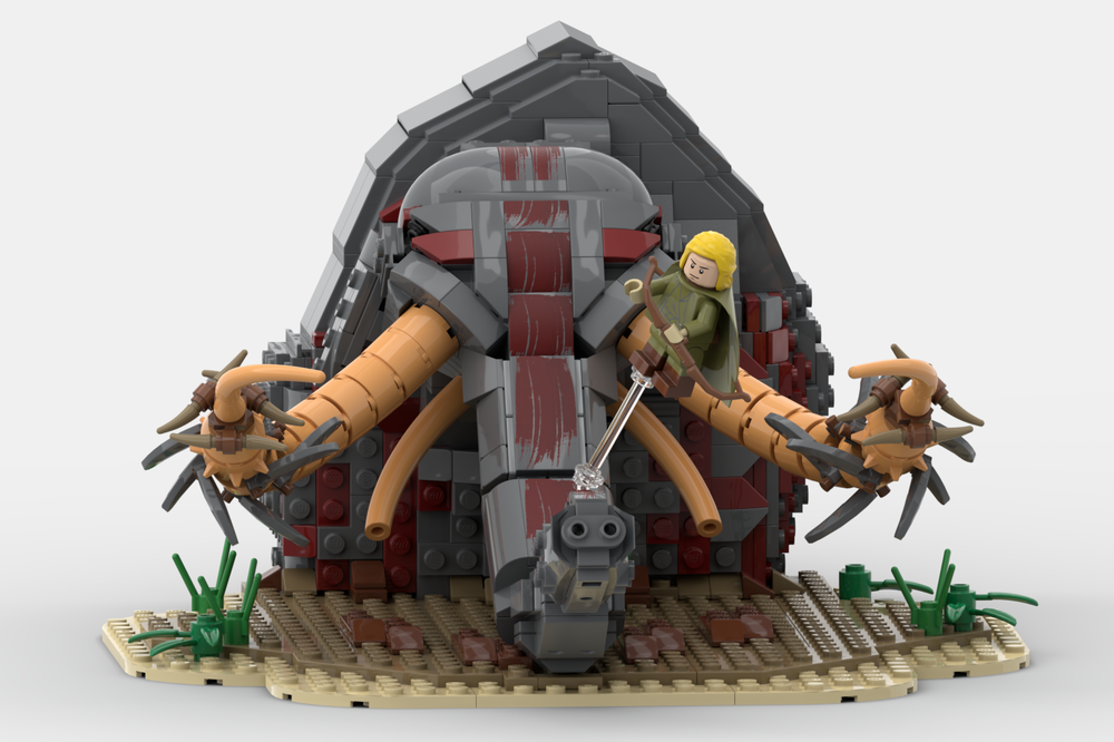 LEGO MOC LOTR - Oliphaunt Takedown - Still Only Counts as One by ...
