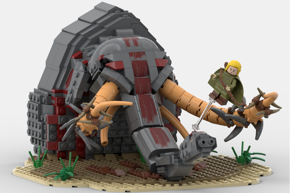 LEGO MOC LOTR - Oliphaunt Takedown - Still Only Counts as One by ...